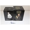 Image 2 : 2 STAR WARS- QUI-GON COLLECTIBLE BUST & PRINCESS LEIA MINI BUST, NEW IN BOX
