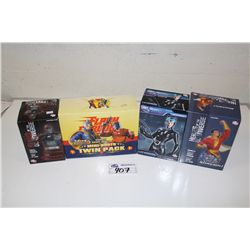 4 DC DIRECT, LIMITED EDITION STATUES, NEW IN BOX INCLUDING: MING THE MERCILESS & FLASH GORDON TWIN