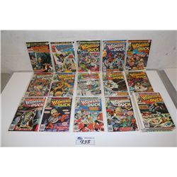 HOWARD THE DUCK #1-27 CONSECUTIVE + ANNUAL #1 (1975-78) NEAR COMPLETE SET, MID GRADE AVERAGE.