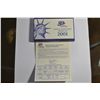 Image 3 : *2001 United States Mint Proof Set  with Certificate of Authenticity  Excellent Condition*