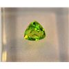 Image 1 : Peridot Gemstone Trilliant Cut 6mm   .95ct   Very Nice!