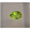 Image 1 : Peridot Gemstone Pear Cut 7 x 4mm   .60ct   Very Nice!
