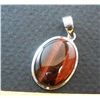 Image 2 : Tiger Eye Pendant *Set in .925 Sterling Silver*  Very Nice!