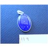 Image 1 : Beautiful Lapis Lazuli Pendant ***Set in .925 Sterling Silver***