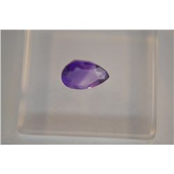 *Beautiful Amethyst Gemstone  .80ct  Pear Cut  7 x 5mm*