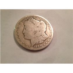 1890-O MORGAN SILVER DOLLAR