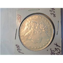 1900 BU MS-63 MORGAN SILVER DOLLAR