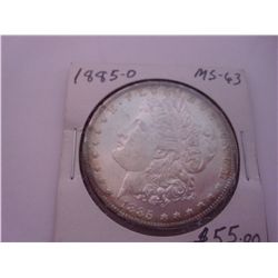 1885-O Morgan Dollar MS-63