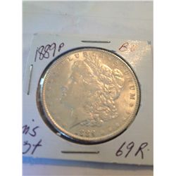 1889 MORGAN SILVER DOLLAR MS-63