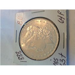 1888 MORGAN SILVER DOLLAR MS-63