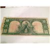 Image 2 : 1901 $10 DOLLAR BILL BISON UNITED STATES CURRENCY LEGAL TENDER NOTE