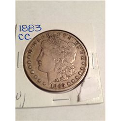 1883-CC MORGAN SILVER DOLLAR