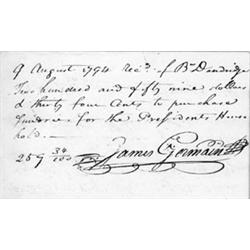 (GEORGE WASHINGTON HOUSE HOLD RECEIPT BOOK)