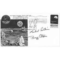(APOLLO 11 SIGNED "INSURANCE" COVER)