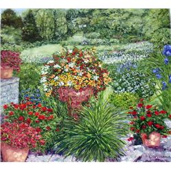 Wanda Kippenbrock, Formal Garden, Signed  Print