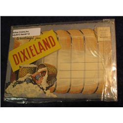 12. 1937 Greetings From Dixieland Postcard Pack.