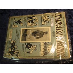 42. 1923 Racist Art and black memorabilia Sheet Music "That's A Lot of Bunk".