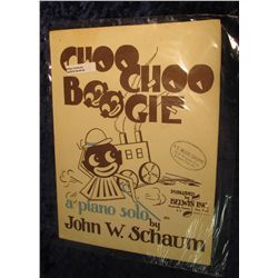 44. 1944 Racist Art and black memorabilia Sheet Music "Choo Choo Boogie"
