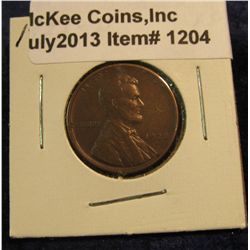 1204. 1922 D Lincoln Cent. EF 40.