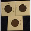 Image 2 : 1212. 1926 P, D, & S Lincoln Cents. All VF-EF.