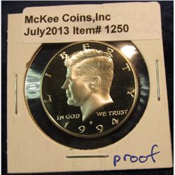 1250. 1994 S Proof Clad Half-Dollar.