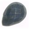 Image 1 : 6.40 CARAT *LARGE* BLUE SAPPHIRE *BEAUTIFUL DIAMOND PEAR CUT GEMSTONE*!! GEMSTONE CAME OUT OF SAFE!