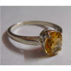 2.150g Ring of Citrine Sterling Silver