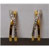 Image 1 : 4.135g Earring of Diamond 0.22 Ctw in18kt Yellow Gold