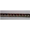 Image 1 : 13.500g Bracelet of Garnet Sterling Silver
