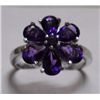 Image 1 : 3.630g Ring of Amethyst Sterling Silver