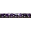 22.180g Bracelet of Amethyst in Silver
