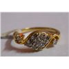 Image 1 : 2.671g Ring in 14kt 2.595g Gold,0.38 Ctw Diamond
