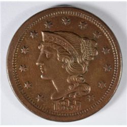 1857 LARGE CENT AU