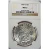 Image 1 : 1904-O MORGAN DOLLAR NGC MS62