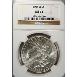 1904-O MORGAN DOLLAR NGC MS63