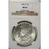 Image 1 : 1898-O MORGAN DOLLAR NGC MS62