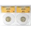 Image 1 : 1926-D ANACS VG-8 DETAILS & 1926-S ANACS VF-20 DETAILS BUFFALO NICKELS