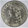 Image 1 : 1831 BUST HALF DOLLAR XF/AU