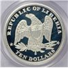 Image 3 : 2000 LIBERIA TYPE 2 DOLLAR PCGS PR 69