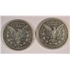Image 2 : ( 2 ) VERY NICE CIRCULATED MORGAN SILVER DOLLARS, 1880-S AND 1901-O