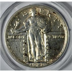 1921 STANDING LIBERTY QUARTER AU/UNC NICE, RARE