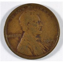 1909-S LINCOLN CENT VF