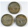 Image 2 : 3-1915 BUFFALO NICKELS "GRADING SET" (VG,FINE,XF)