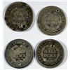 Image 2 : 4-CULL SEATED HALF DIMES