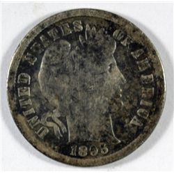 1895-S BARBER DIME GOOD+