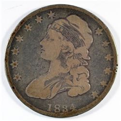 1834 BUST HALF DOLLAR VG