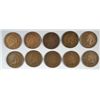 Image 1 : 10 DIFFERENT INDIAN HEAD CENTS ( 00,01,02,03,04,05,06,07,08,09) VG-XF