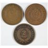 3-1865 TWO CENT "GRADING SET" (AG,GOOD,VG)