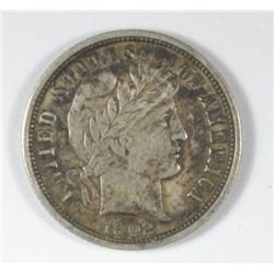 1902-O BARBER DIME VF/XF