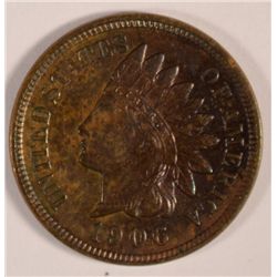 1906 INDIAN HEAD CENT UNC